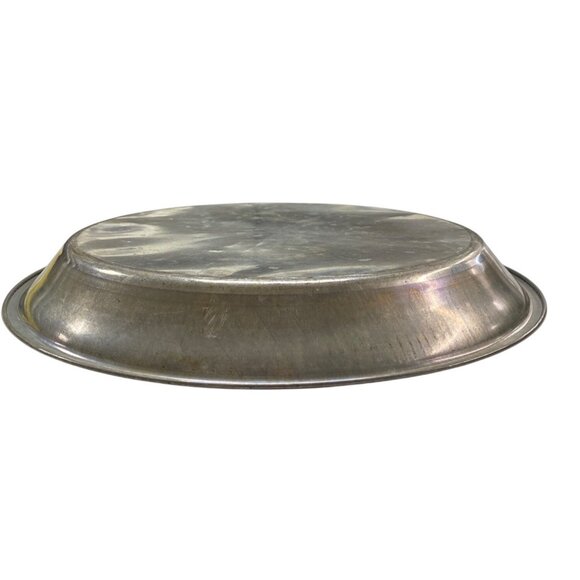 Large Round Vintage Aluminum Baking Pan For Baking Or Serving - Picture 3 of 3